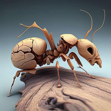 3D модель Pheidole branstetteri (STL)